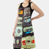 Verschiedene Vintage Audiokassetten Schürze (InSitu)