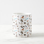 Verschiedene Vögel Kaffeetasse (Mittel)