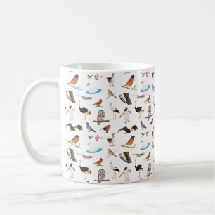 Verschiedene Vögel Kaffeetasse