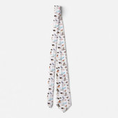 Verschiedene Vögel Krawatte (Rückseite)