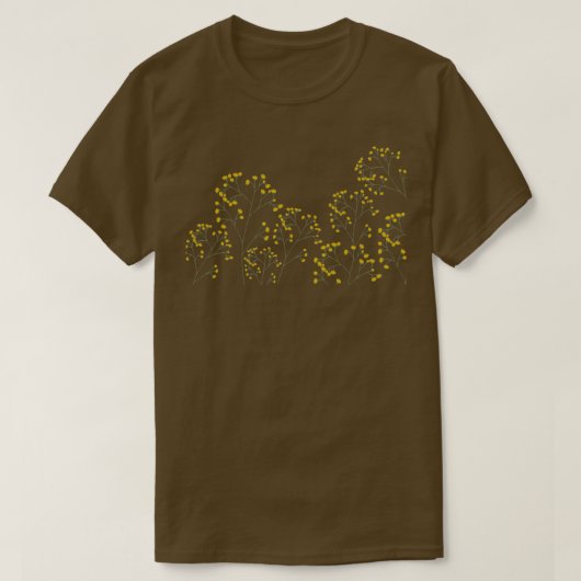 Verschiedene wachsende Knockoff-Wildblumen T-Shirt (Design vorne)