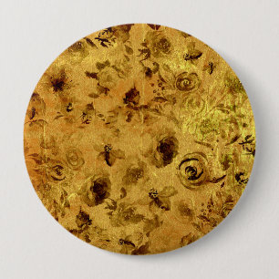 Verschiedene Wasserfarben-Rosen Button