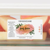Verschiedene Watercolor Body Butter Labels Etiketten (Befestigt)