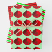 Verschiedene Weihnachtspapiere Geschenkpapier Set (Beispiel)