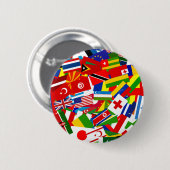 Verschiedene Welt Button (Vorne & Hinten)