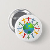 Verschiedene Welt Button (Vorne & Hinten)
