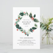 Verschiedene Winterberry-Feierlichkeiten Einladung (Stehend Vorderseite)