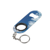 Verschiedene Wolken Mini Flaschenöffner (Rückseite Schrägansicht)