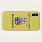 Verschiedene Worte vereinen sich. Muttersprachlich Case-Mate iPhone Hülle (Rückseite (Horizontal))