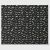 Verschiedene WW2-Flugzeuge Geschenkpapier (Flach)
