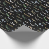 Verschiedene WW2-Flugzeuge Geschenkpapier (Ecke)