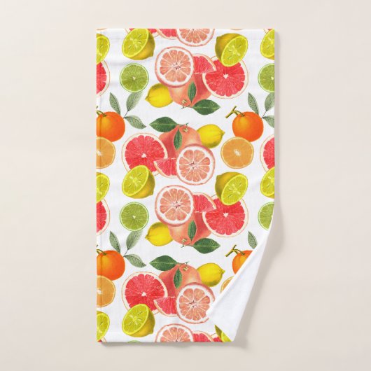 Verschiedene Zitrusfrüchte Badhandtuch Set (Handtuch)