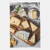 Verschiedener Käse Geschirrtuch (Vertikal)