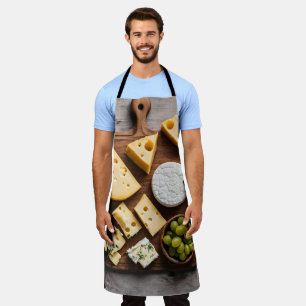 Verschiedener Käse Schürze