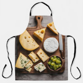 Verschiedener Käse Schürze (Vorderseite)