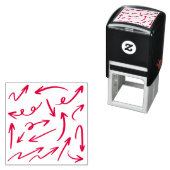 Verschiedener Pfeil-Vektorstil Permastempel (Beispiel)