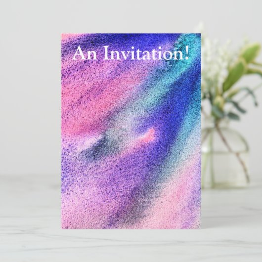 VERSCHIEDENER SAND EINLADUNG (Stehend Vorderseite)