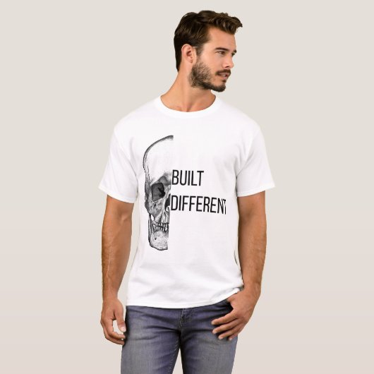Verschiedener Schädel-T - Shirt gebaut - Edgy Urba (Vorne ganz)