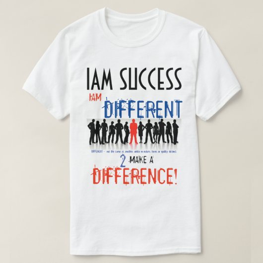 VERSCHIEDENER T - Shirt (Design vorne)