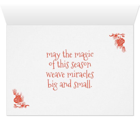 Verschiedener Thrush im Schnee Weihnachtsfeiertag (Innenansicht Horizontal (Unten))