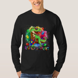 Verschiedenes Autismus Bewusstsein Dinosaurier T-Shirt