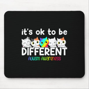 Verschiedenes Autismus Bewusstsein Katze Puzzle Ti Mousepad
