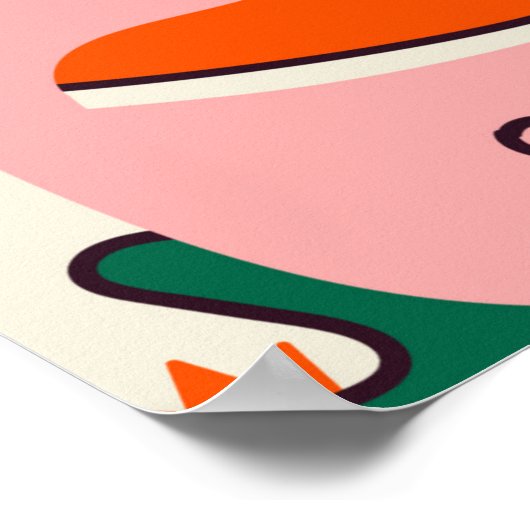 Verschiedenes Cowboystiefel-Muster Poster (Ecke)