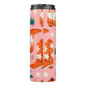 Verschiedenes Cowboystiefel-Muster Thermosbecher (Rückseite)