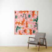 Verschiedenes Cowboystiefel-Muster Wandteppich (Beispiel (Horizontal))