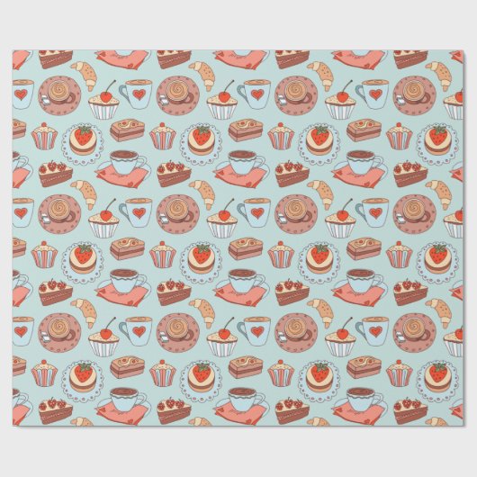 Verschiedenes Dessertpapier Geschenkpapier (Flach)