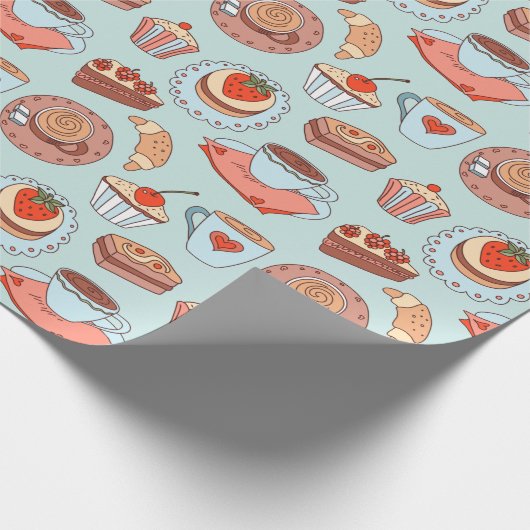 Verschiedenes Dessertpapier Geschenkpapier (Ecke)