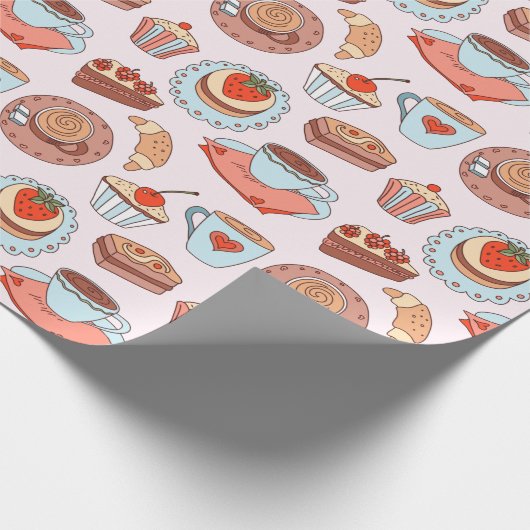 Verschiedenes Dessertpapier Geschenkpapier (Ecke)