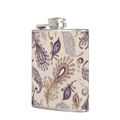 Verschiedenes Feder-Muster Flachmann (Links)