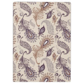 Verschiedenes Feder-Muster Klemmbrett (Rückseite)