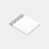 Verschiedenes Feder-Muster Post-it Klebezettel (angewinkelt)