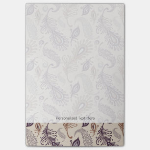 Verschiedenes Feder-Muster Post-it Klebezettel