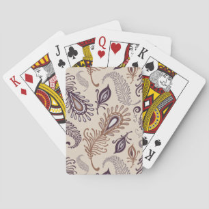 Verschiedenes Feder-Muster Spielkarten