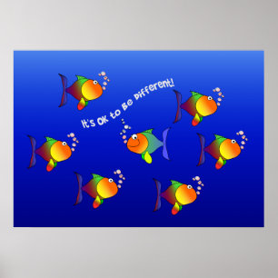 Verschiedenes Fisch Poster - anpassen!
