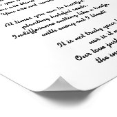 VERSCHIEDENES GedichtPrint, Value Poster Paper (Ma (Ecke)