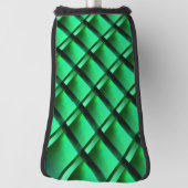 Verschiedenes Grün, Formen mit leuchtender Täuschu Golf Headcover (Rotieren 90)