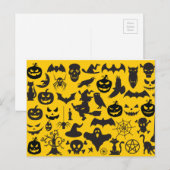 Verschiedenes Halloween Postkarte (Vorne/Hinten)
