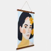 Verschiedenes Mensch Wandteppich Mit Holzrahmen (Gewinkelt)