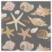 Verschiedenes Muschelmuster Stoff (Nahaufnahme)