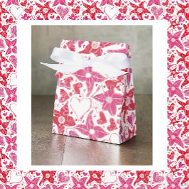 Verschiedenes Muster von Blume und Herz Geschenkschachtel