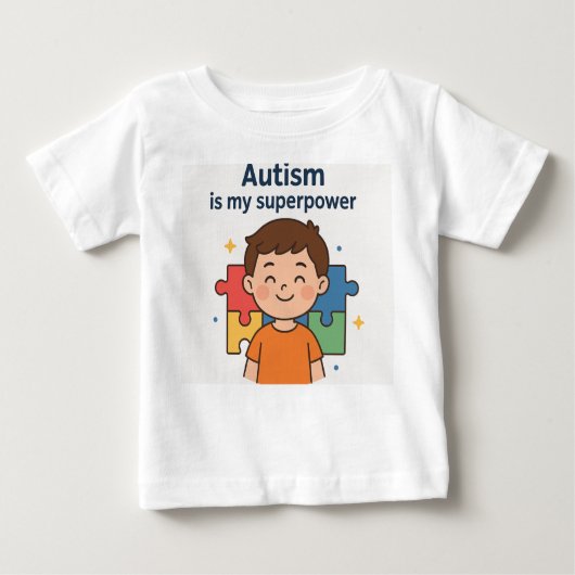 Verschiedenes, nicht weniger - Autismus Bewusstsei Baby T-shirt (Vorderseite)