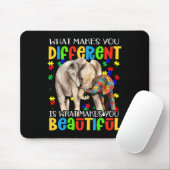 Verschiedenes schönes Autismus Bewusstsein Puzzle Mousepad (Mit Mouse)