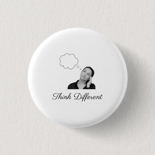 Verschiedenes Slogan denken Button (Vorderseite)