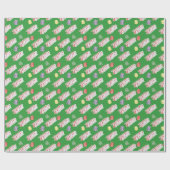 Verschiedenes Weihnachtskandy Wrapping Paper Geschenkpapier (Flach)