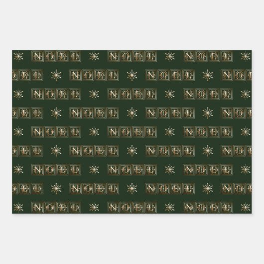 Verschiedenes Zierdenkmal-Weihnachten Weihnachtssc Geschenkpapier Set (Vorderseite)