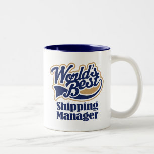 Verschiffen-Manager-Geschenk Zweifarbige Tasse